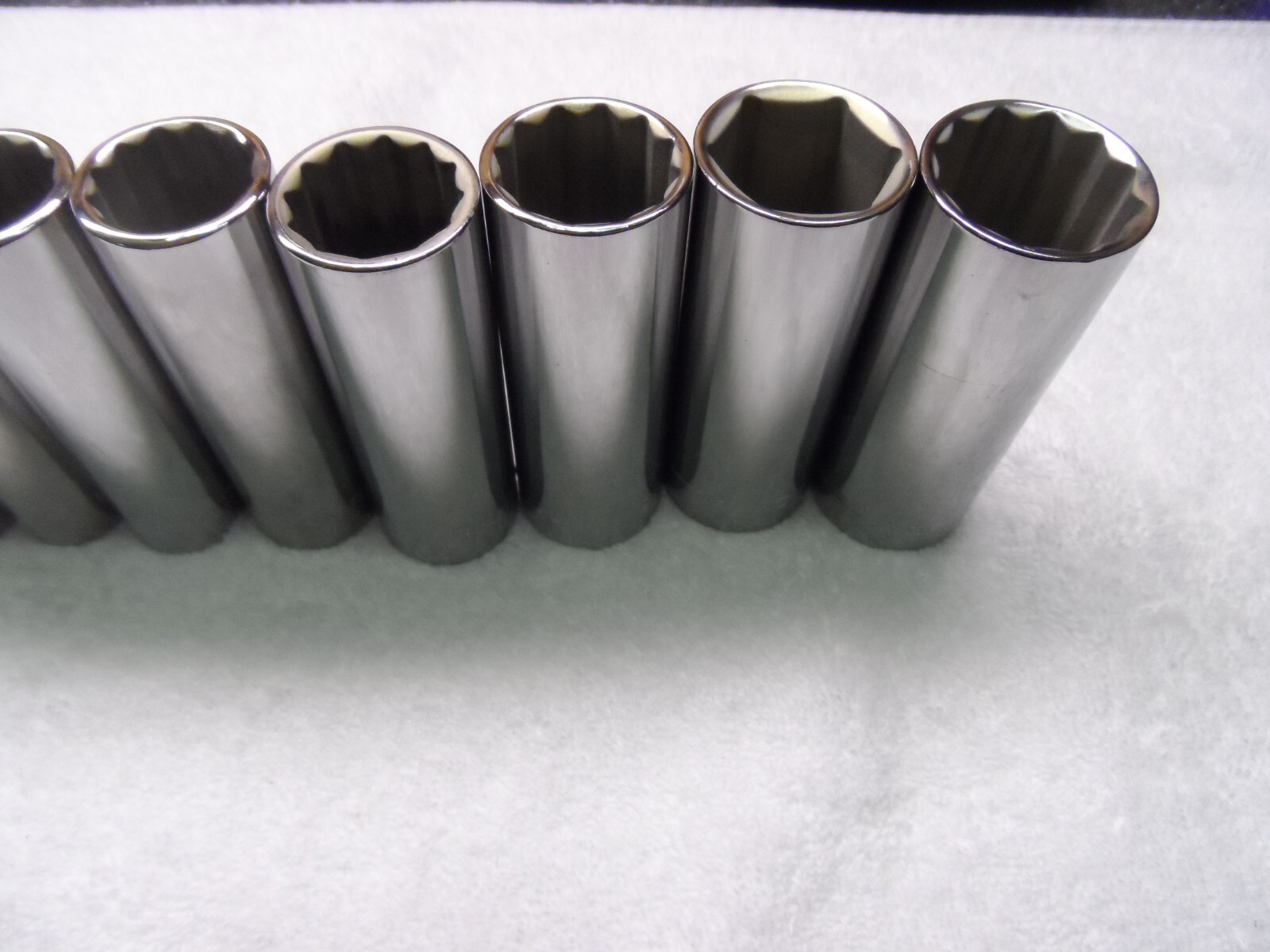 Craftsman 1/2″ Drive SAE Deep Socket Set, NOS USA, 12pt 6pt – 9 pcs (1/2″ to 1″)