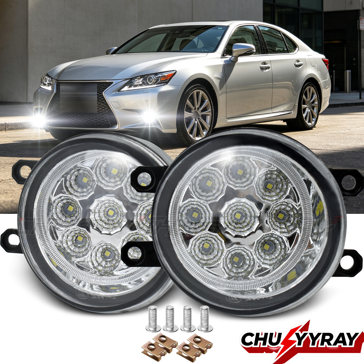 For 2011-2015 Lexus IS250 IS350 LED Front Bumper Fog Light Lamp