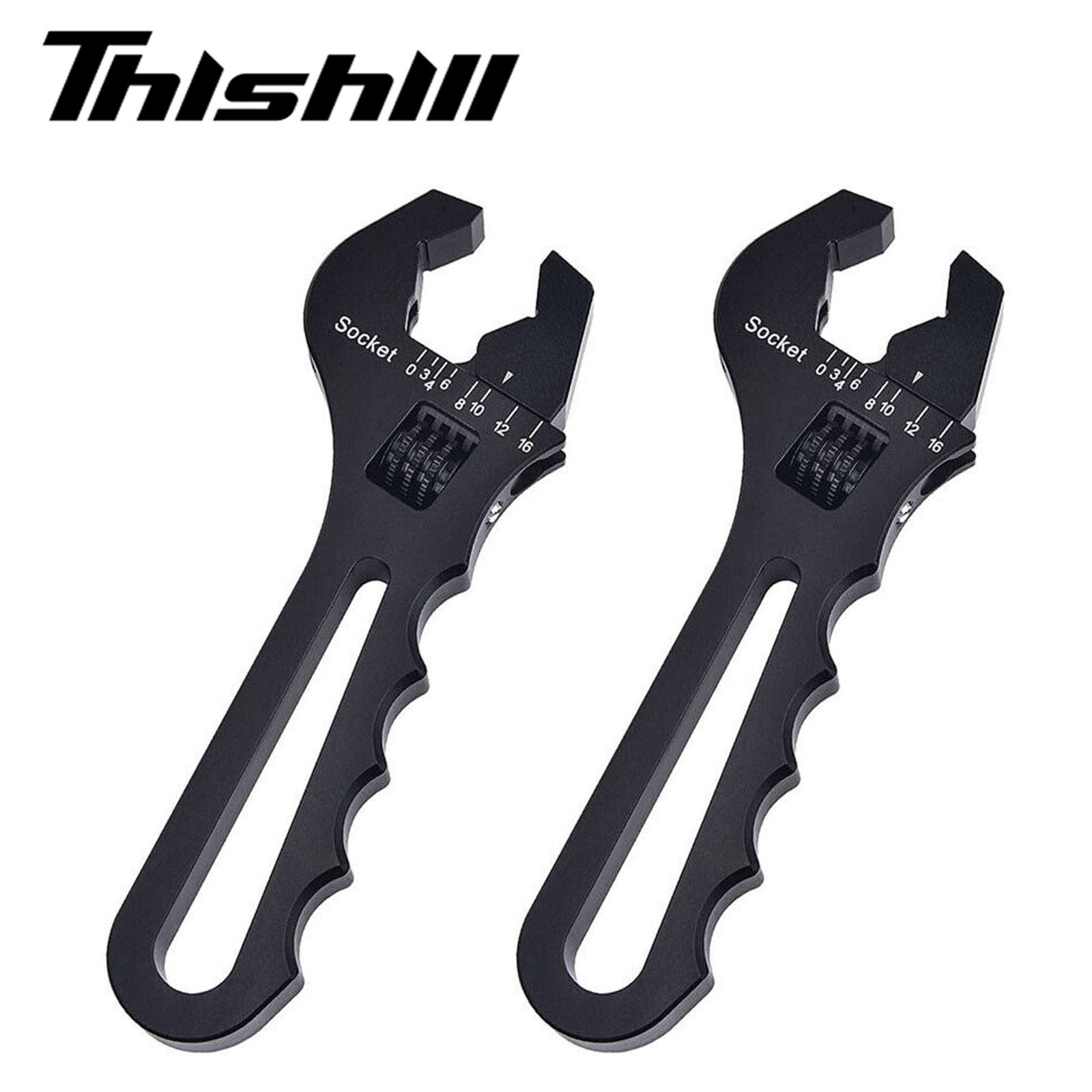 2PC 3AN-16AN Adjustable An Fitting Wrench for Hose Fitting Adapters Thishill