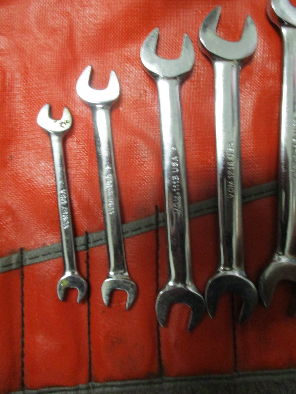 Snap on 11pc VOM Series 6mm to 32mm Double Open End Wrench Set USA