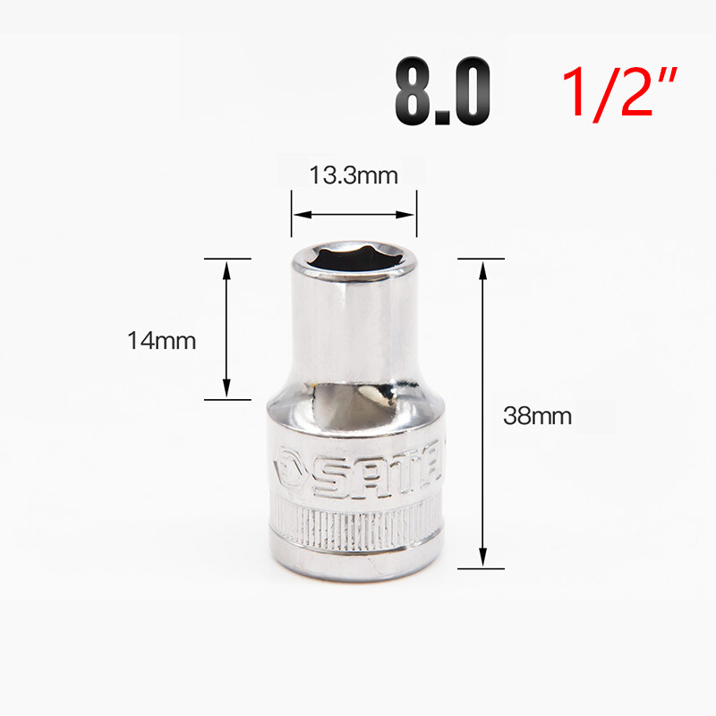 Socket 1/2″ 12.5mm Drive Metric 6 Point Socket High quality