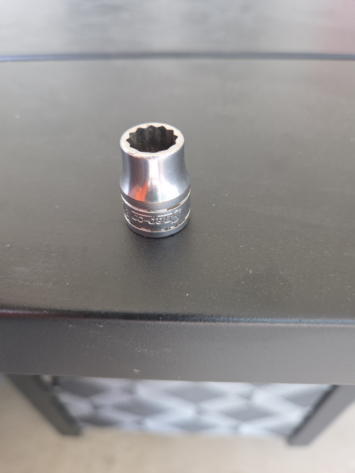 Snap On 3/8″ Drive 3/8″ 12PT SAE Shallow Chrome Socket USA F121