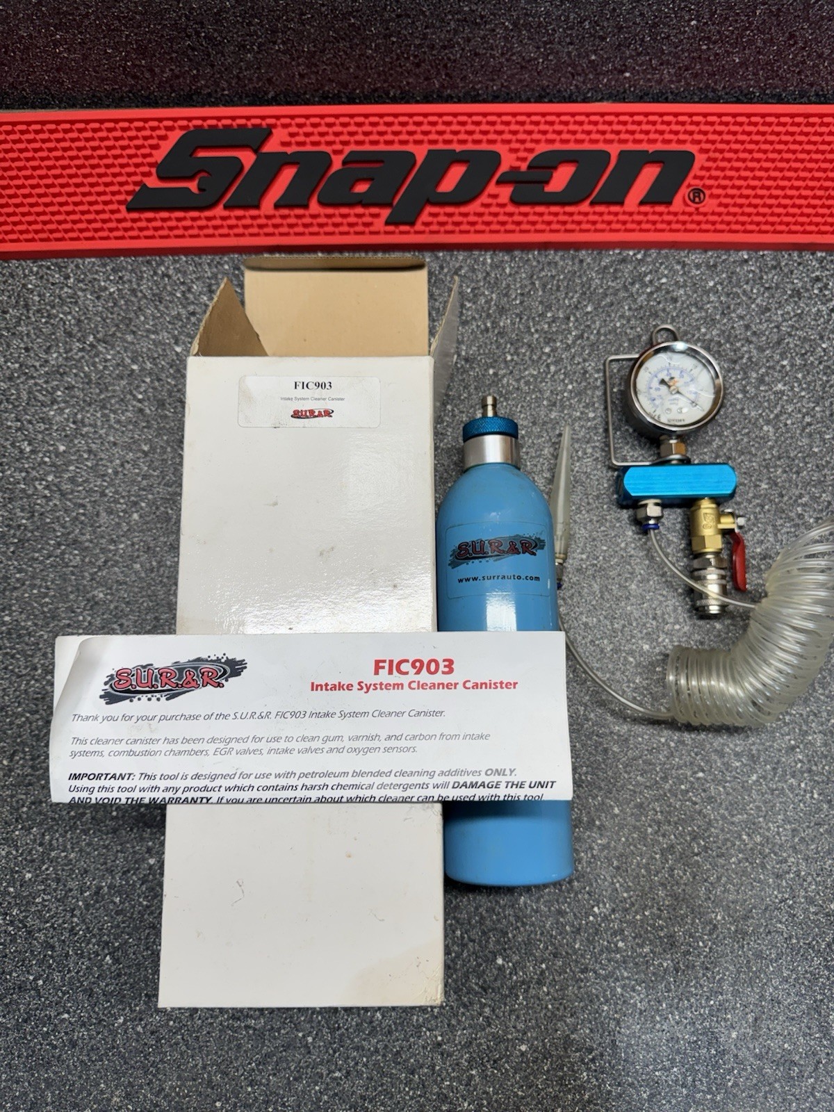 SUR&R S.U.R & R FIC903 Intake System Cleaner Canister