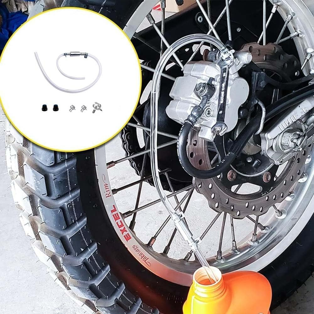 DIY-Friendly Brake Bleeder Kit with Tubing & Adapters for Quick Fluid Changes