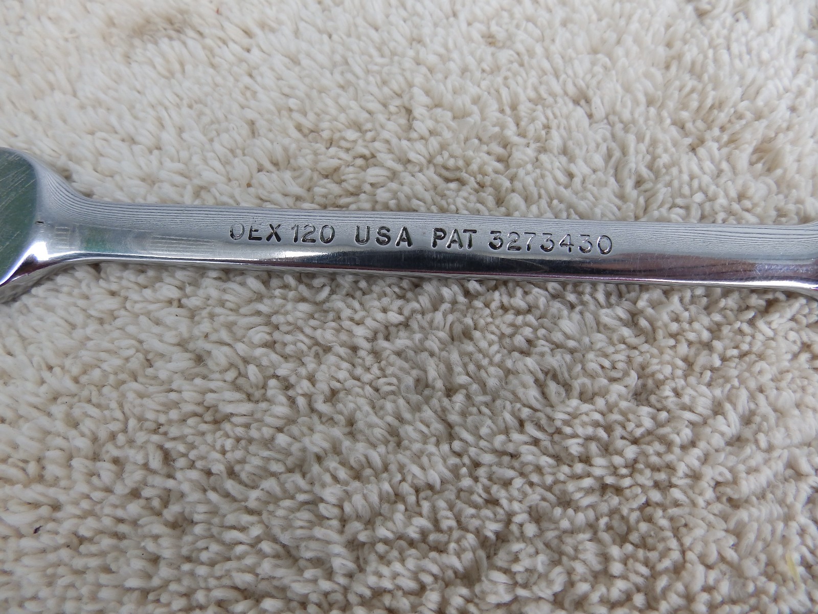 Snap-on OEX-120 3/8″ 12 Point SAE Combination Wrench 5.25″