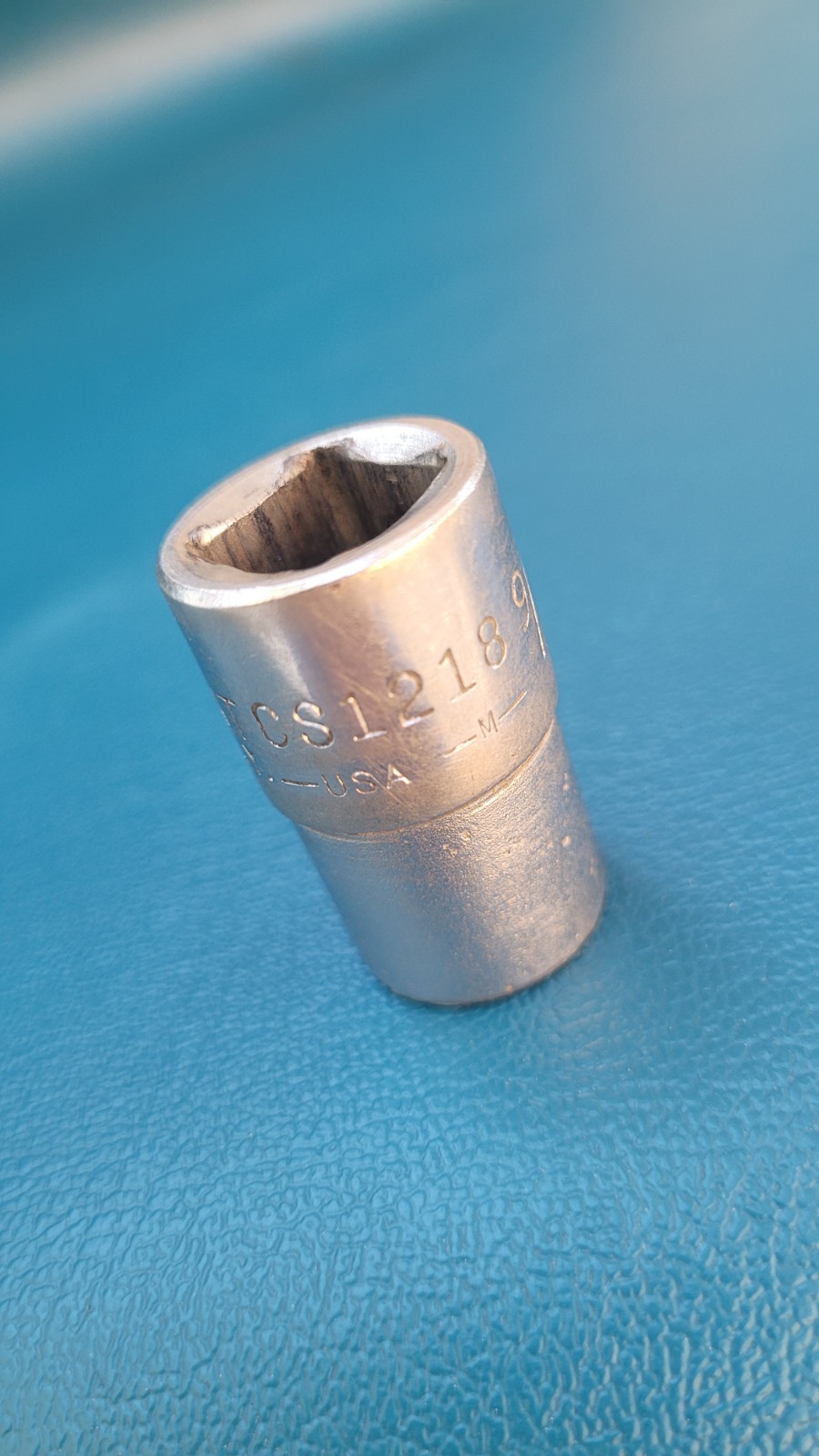 Crescent CS1218 9/16″ Socket 1/2″ Drive 12pt Jamestown NY USA Vintage.