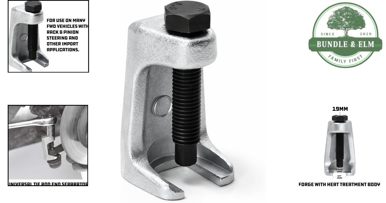 Durable Tie Rod End Separator Designed for Various Vehicle Makes and Models