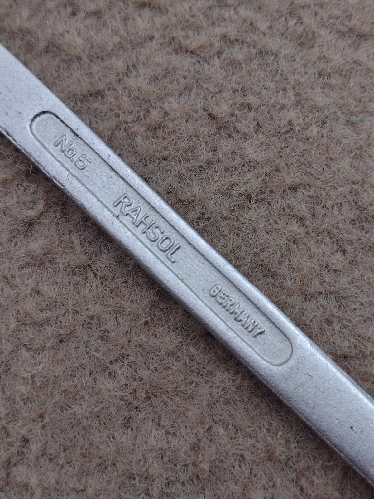 Rahsol 8mm x 10mm Double Open End Wrench Germany German Made Chrome Vanadium .