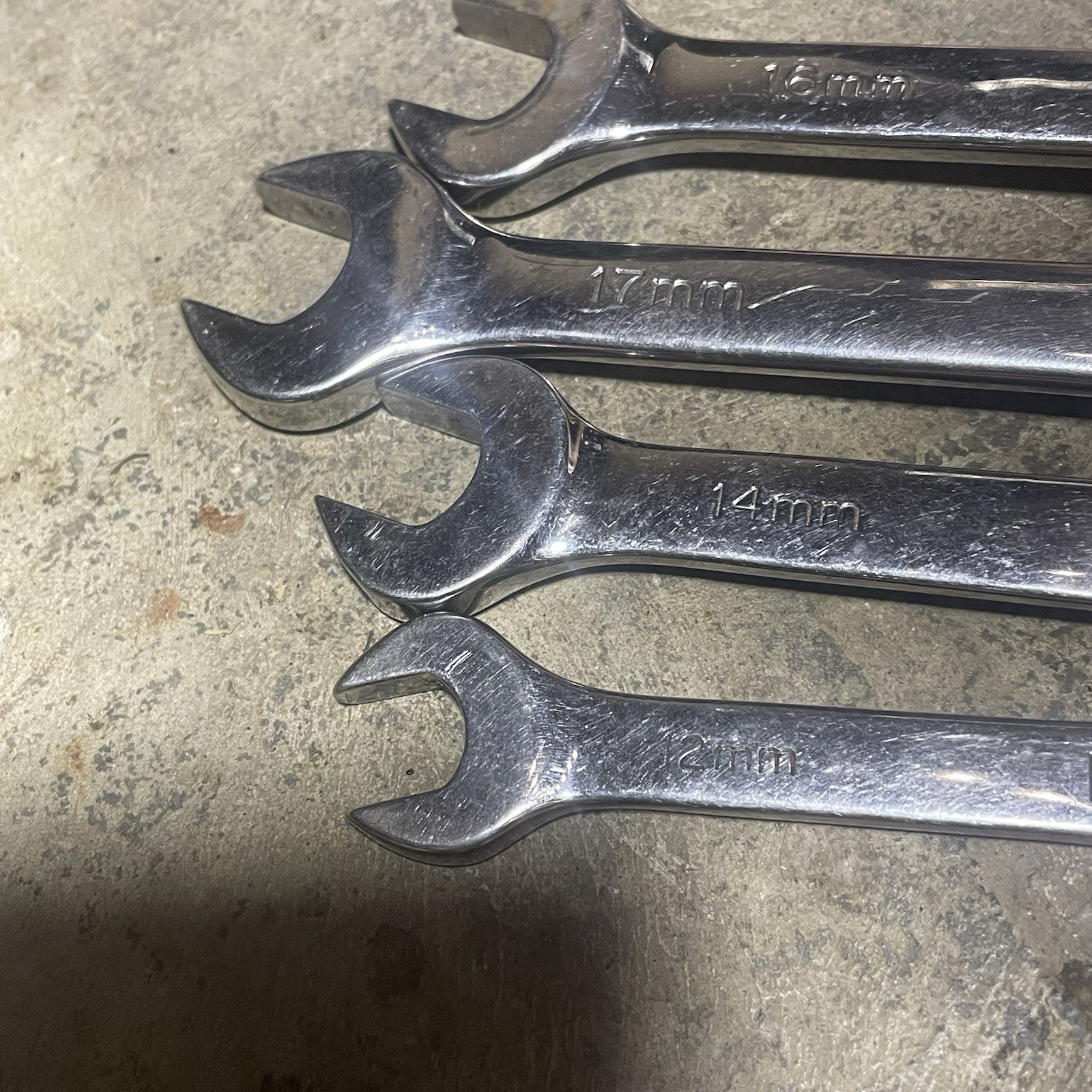 Vintage KD Tools USA Combination Wrench Lot SAE & Metric 8 Pc