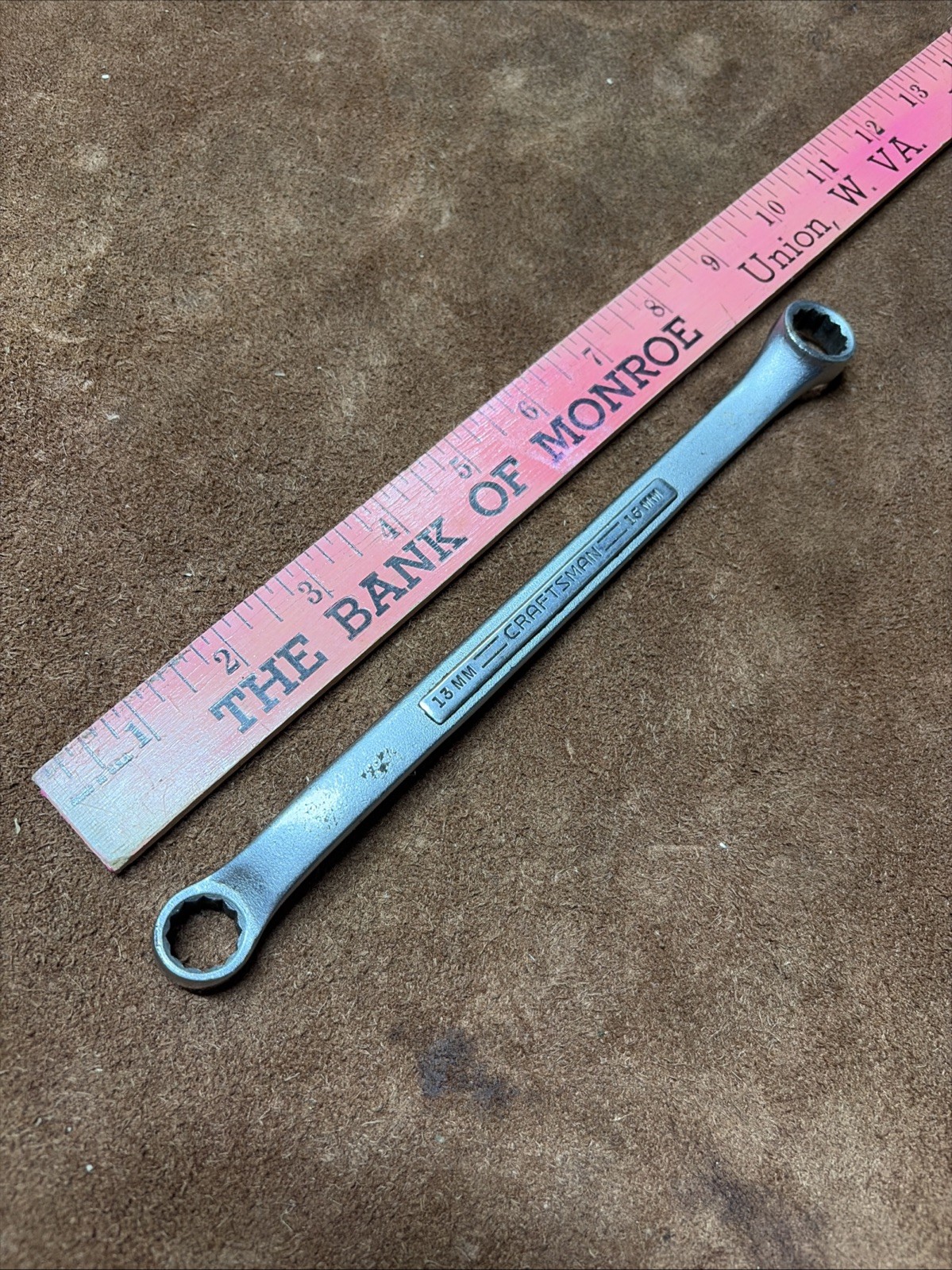 Vintage Craftsman =V= 13 Mm X 15 Mm Offset Box Wrench USA