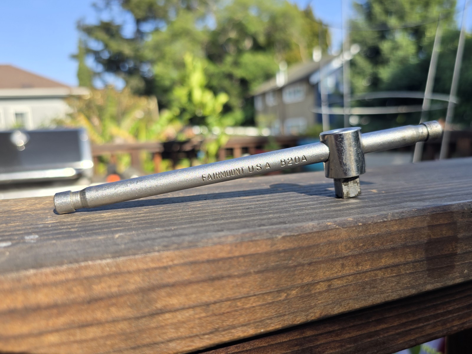 Fairmount Tools B20A USA 3/8″ Drive Sliding T-Handle Breaker Bar 7.5″