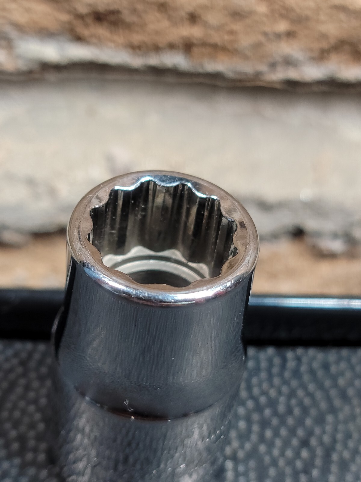 Snap-on Tools SWM141A 14mm 1/2″ Drive Metric 12-Point Shallow Socket Chrome USA
