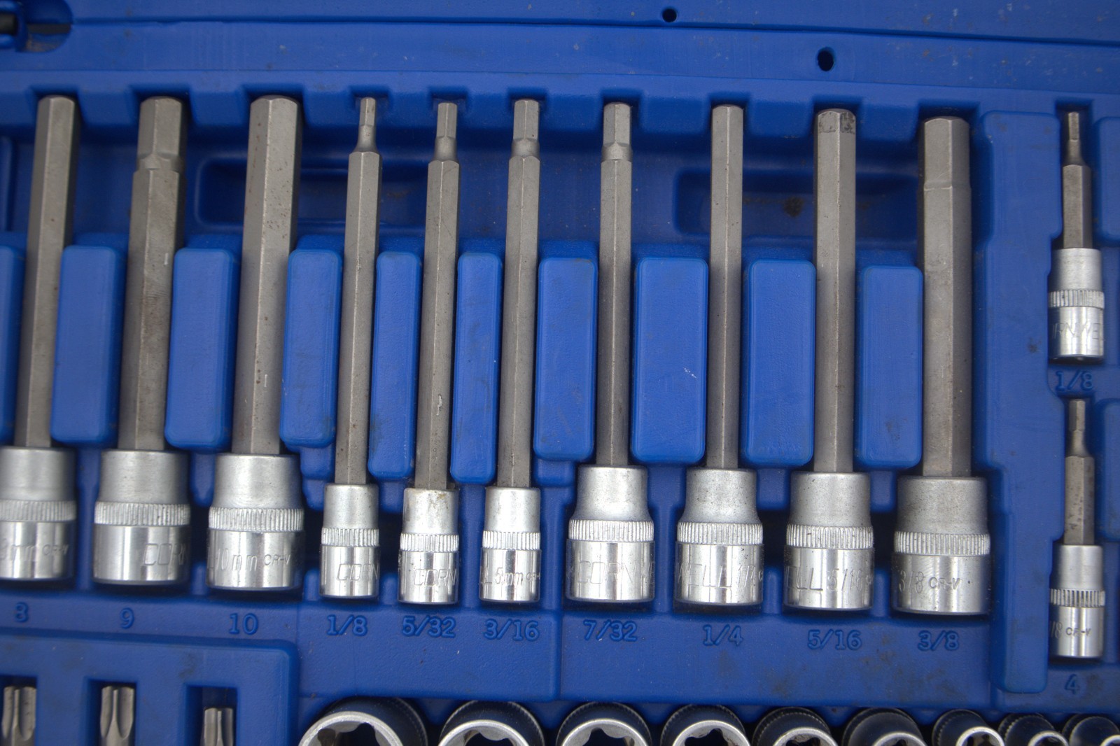 Cornwell CBSMTH62S 62pc Hex Torx Tamper Proof Inverted Star Bit Socket Set Read