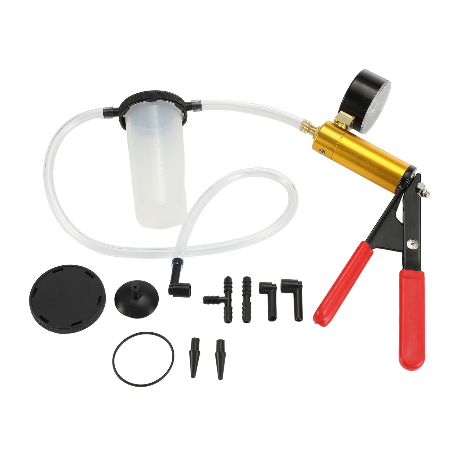 2-in-1 Brake Bleeder & Vacuum Pump Kit Handheld Vacuum Brake Bleeder Pump Tool