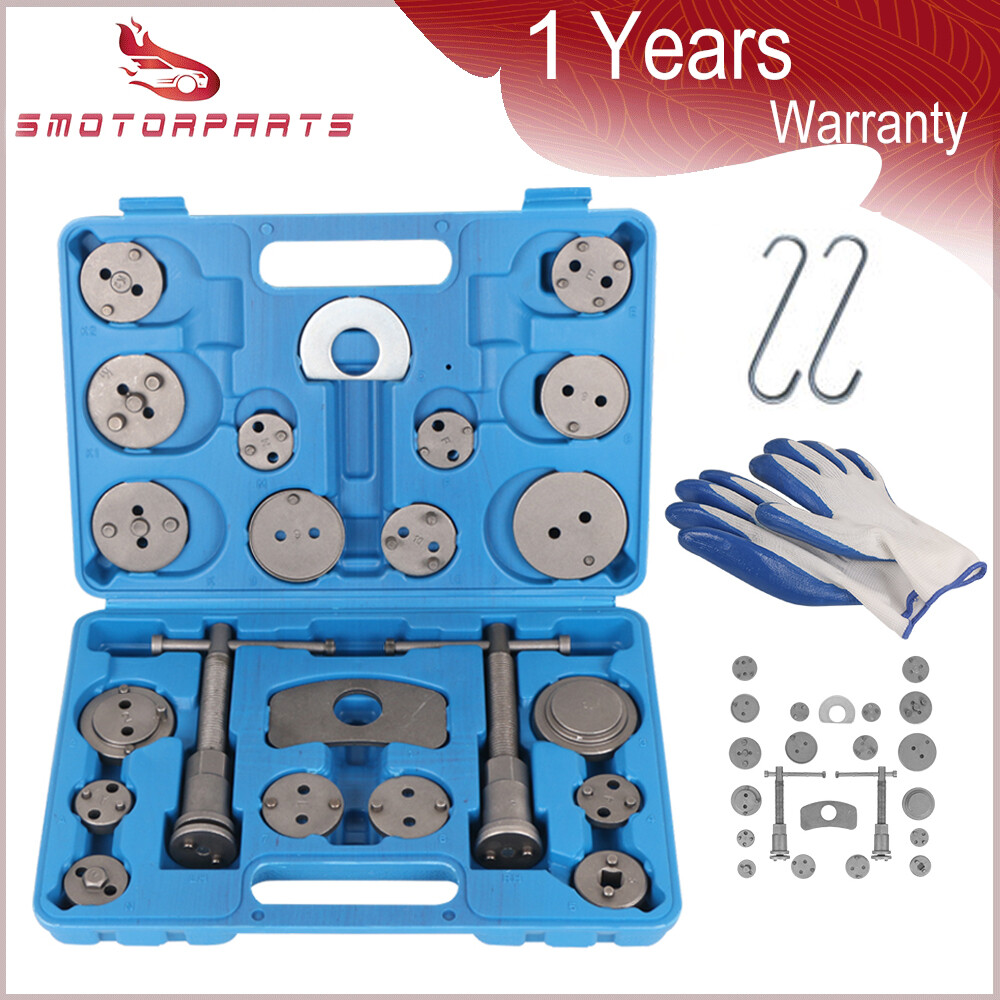 27Pcs Universal Disc Brake Caliper Brake Piston Wind Back Rewind Hand Tools Kit