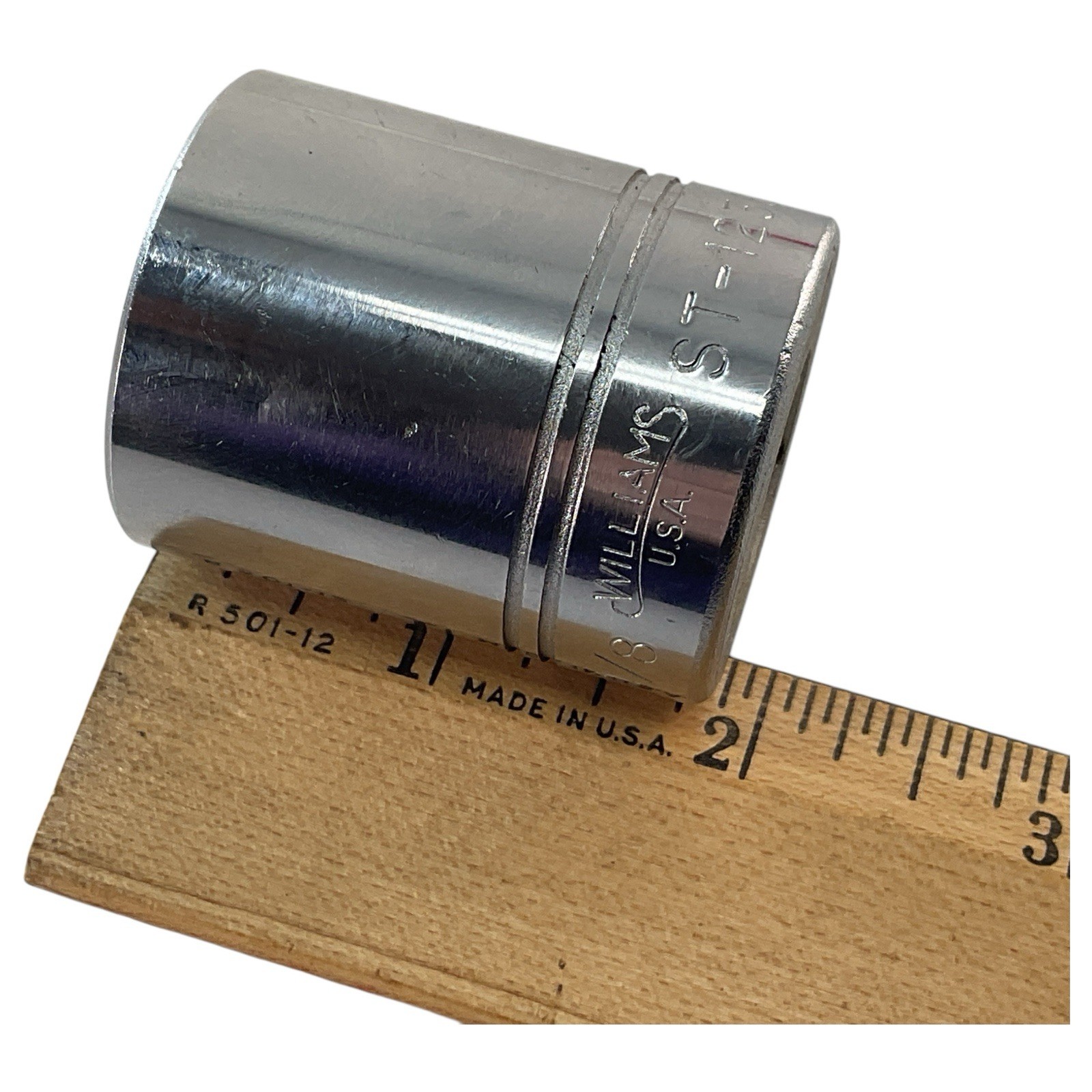 Williams Shallow Socket 1-1/8″ ST1236 1/2″ Drive 12 Pt Chrome As Pictured Mech