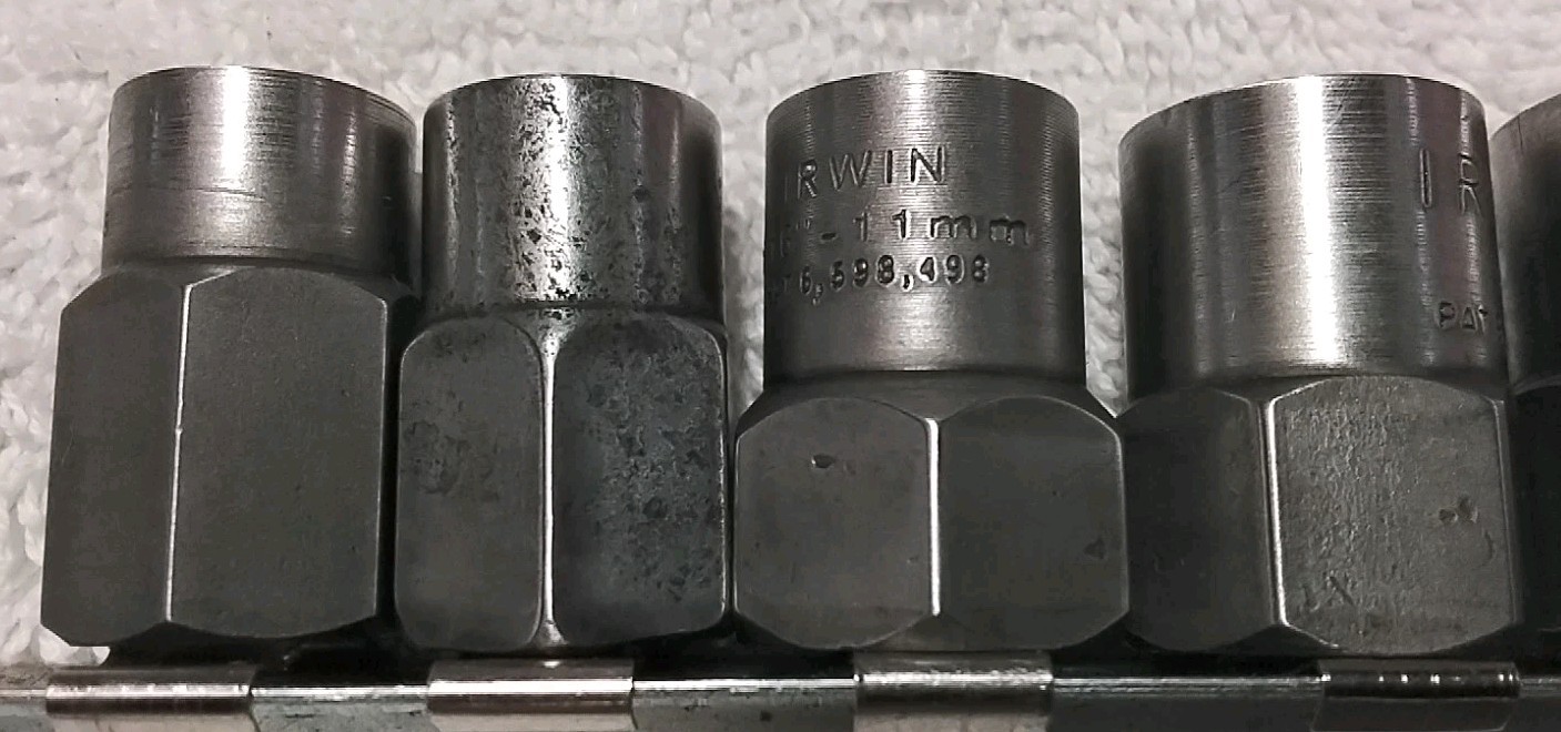 6pc IRWIN 3/8″-5/8″ BASE BOLT GRIP FASTENER REMOVEL SET