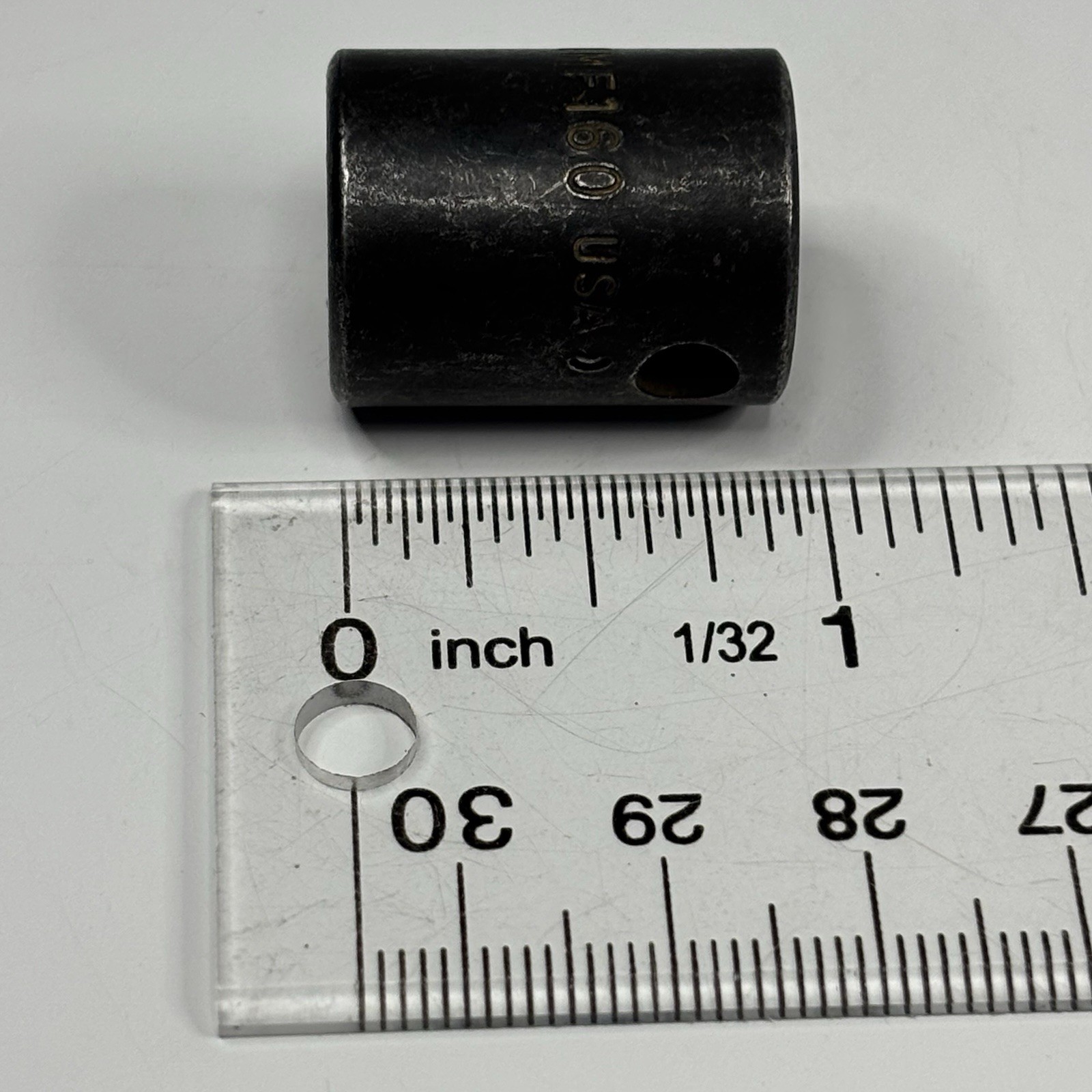 Snap On IMF160 3/8 Dr 6Pt SAE 1/2 Flank Dr Shallow Impact Socket USA VTG 1991