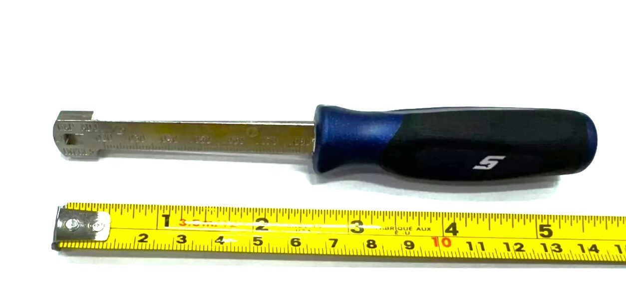 NEW SNAP-ON Pocket SPARK PLUG GAP GAUGE RAMP GAUGE *METALLIC BLUE HANDLE* FBP2MB