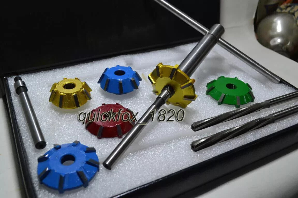 Volvo 5 Cylinders Turbo Heads Valve seat Cutter Set Carbide Tipped 3 Angle Cut