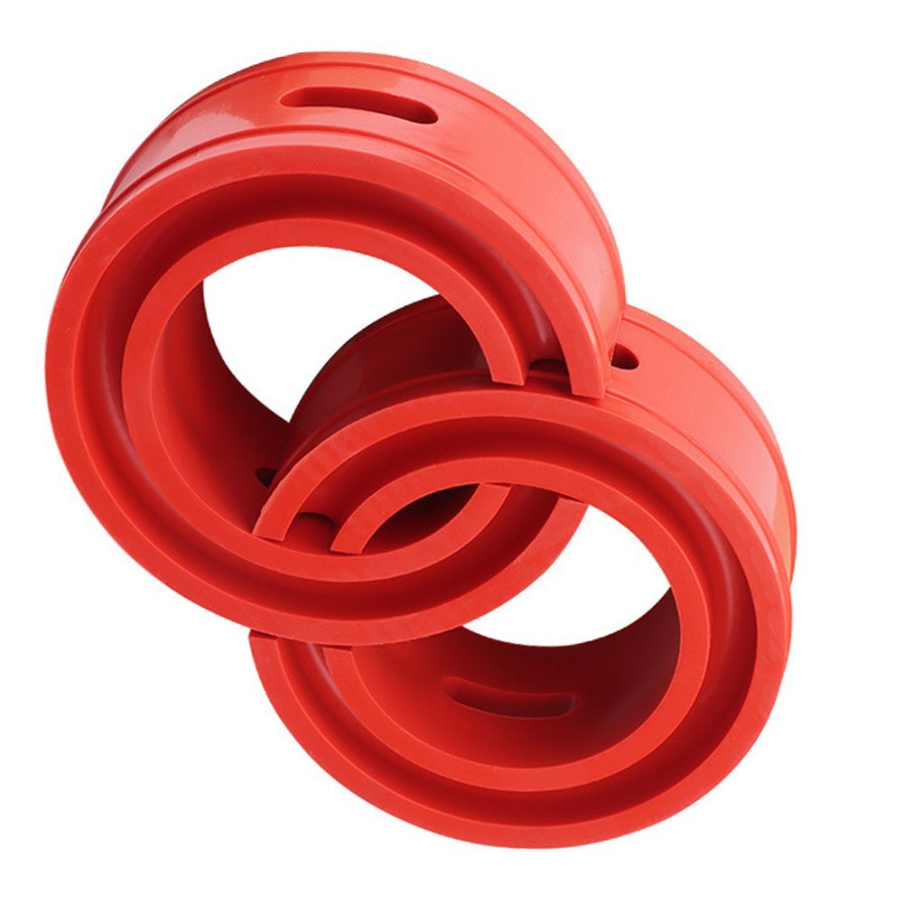 Vehicle Rubber Shock Spring Buffer Compatible with 1.45 to 1.65 Inch Spacing