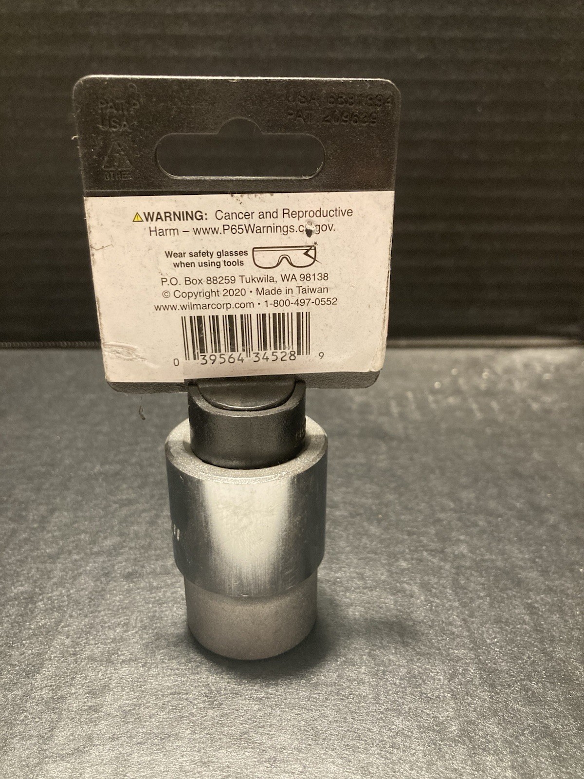 PERFORM TOOL W34528 3/4-Inch Drive 12-Point SAE Standard Socket, 7/8-Inch