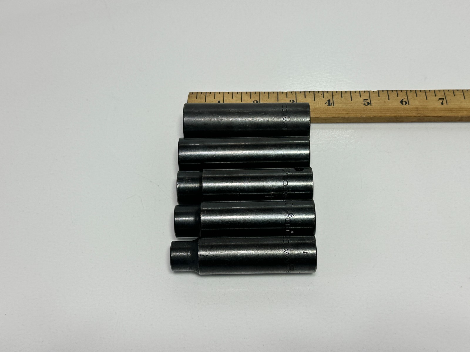 Matco USA 1/2” Drive Deep Impact Socket Lot, CDP146 CDP166 CDP186 CDP206 CDP226