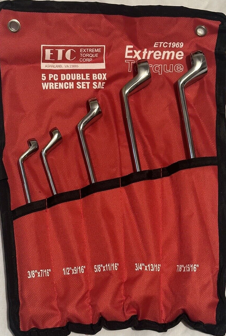 Box Deal 6 Wrench Set SAE Metric Moon S Starter Obstruction Deep Double Offset