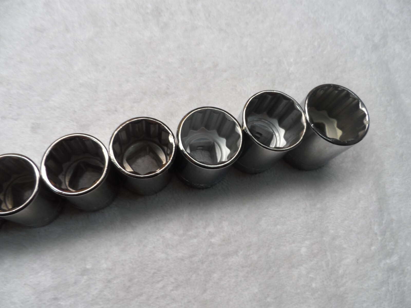 Craftsman 1/2″ Drive SAE Shallow Socket Set NOS USA 12pt 10 pcs (1/2 to 1-1/16″)