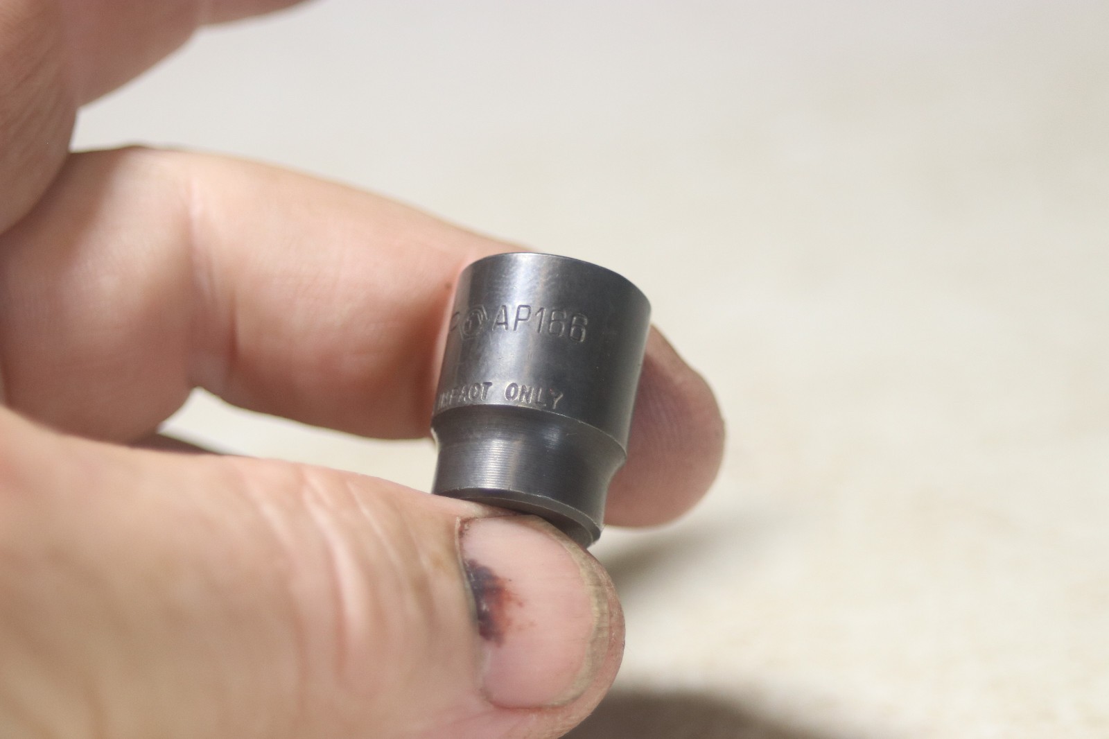 Matco Tools AP166 1/4 Inch Drive 1/2 6 Point Socket