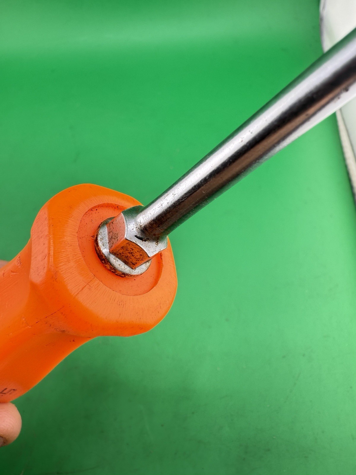 Snap On SDTX427 USA T27 TORX Hard Handle Orange Screwdriver SDTX427 Made In USA