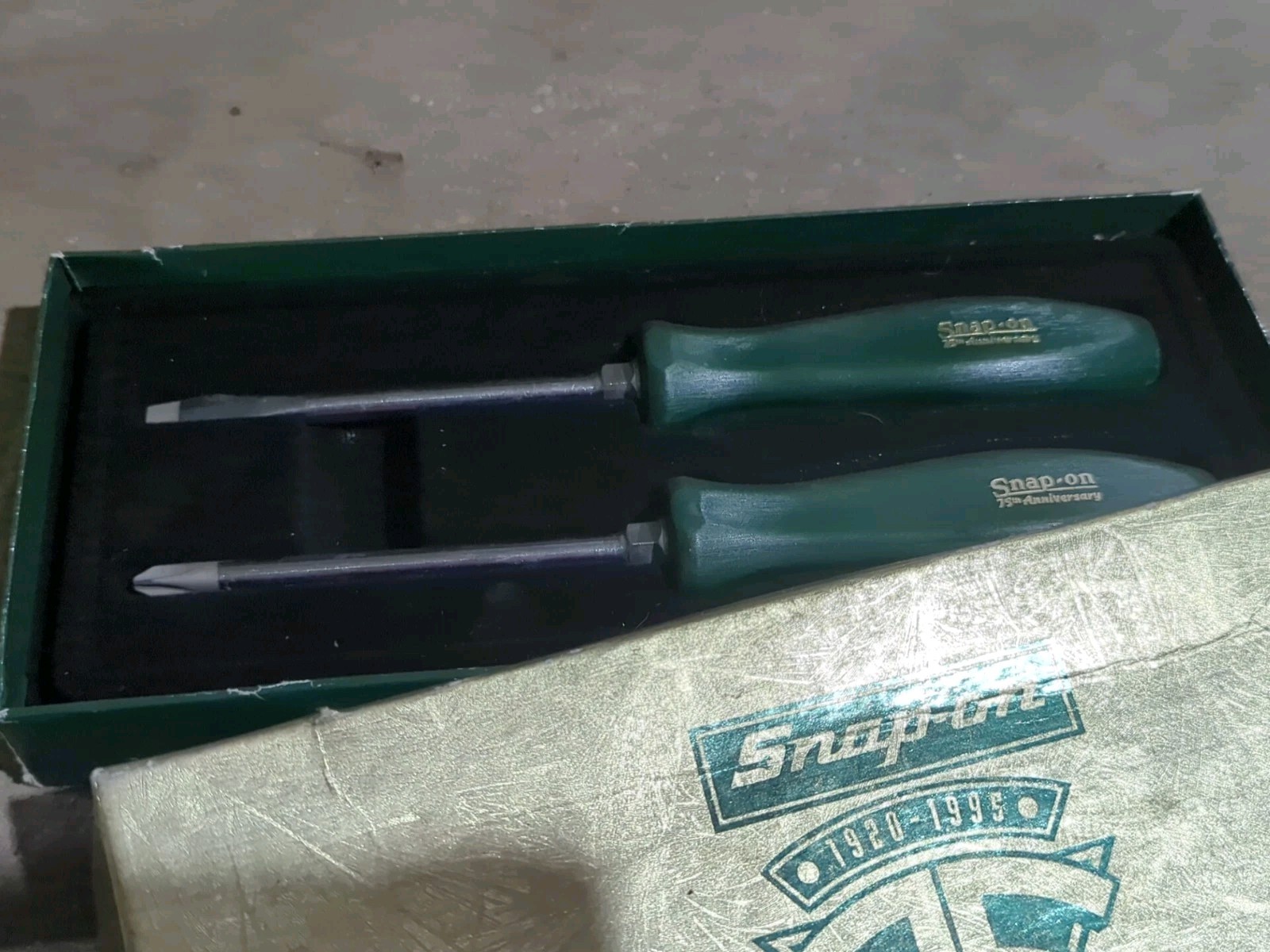 RARE Snap-on Tools 75th Anniversary Hard Grip Screwdriver Set SDS2ANV – Open Box