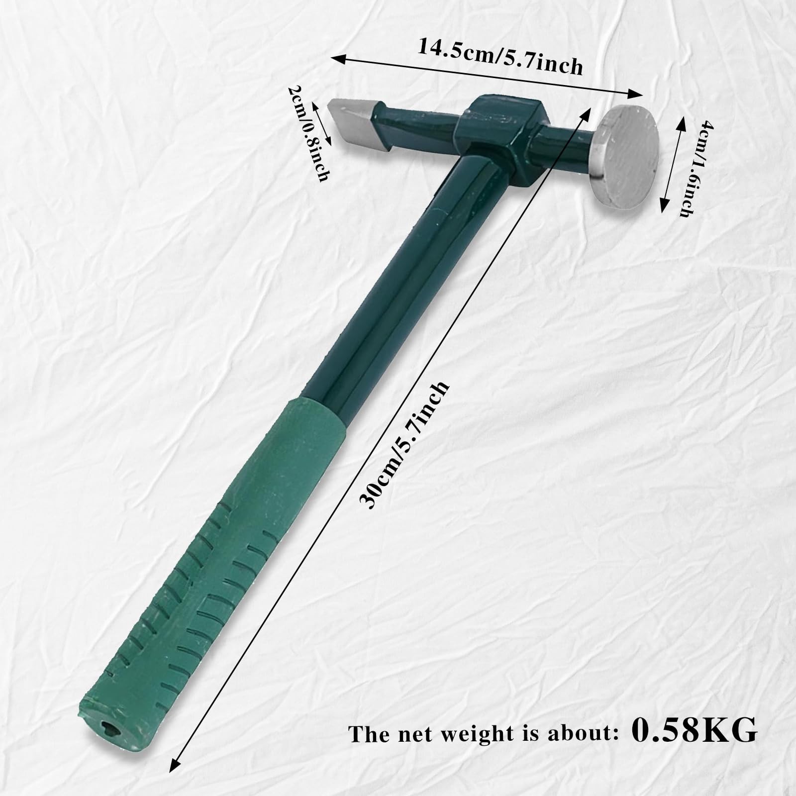 Pcmursal Sheet Metal Hammer, Auto Body Repair Tools Car Green