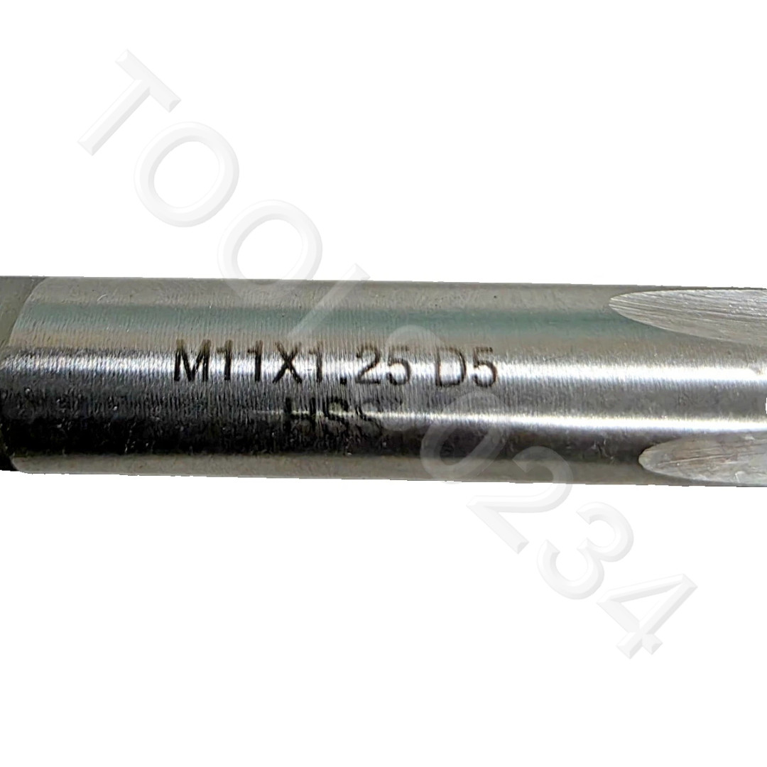 M11 X 1.25 Plug Tap 11MM HSS Hand Tap 4FL RH A1 122-11125