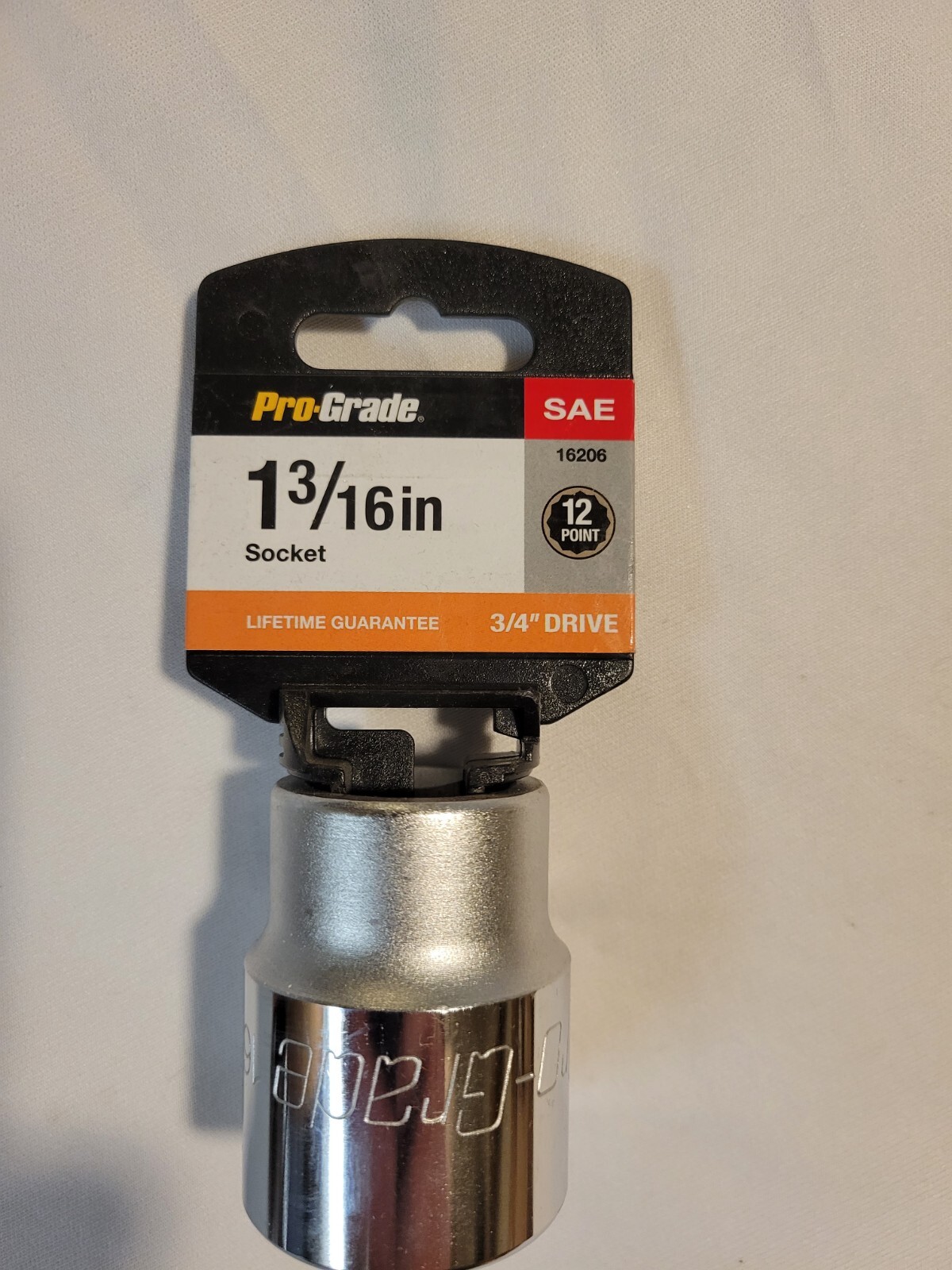 ProGrade 1 7/16 Inch Standard Socket 3/4 Inch Drive with 12 Point 16210 SAE