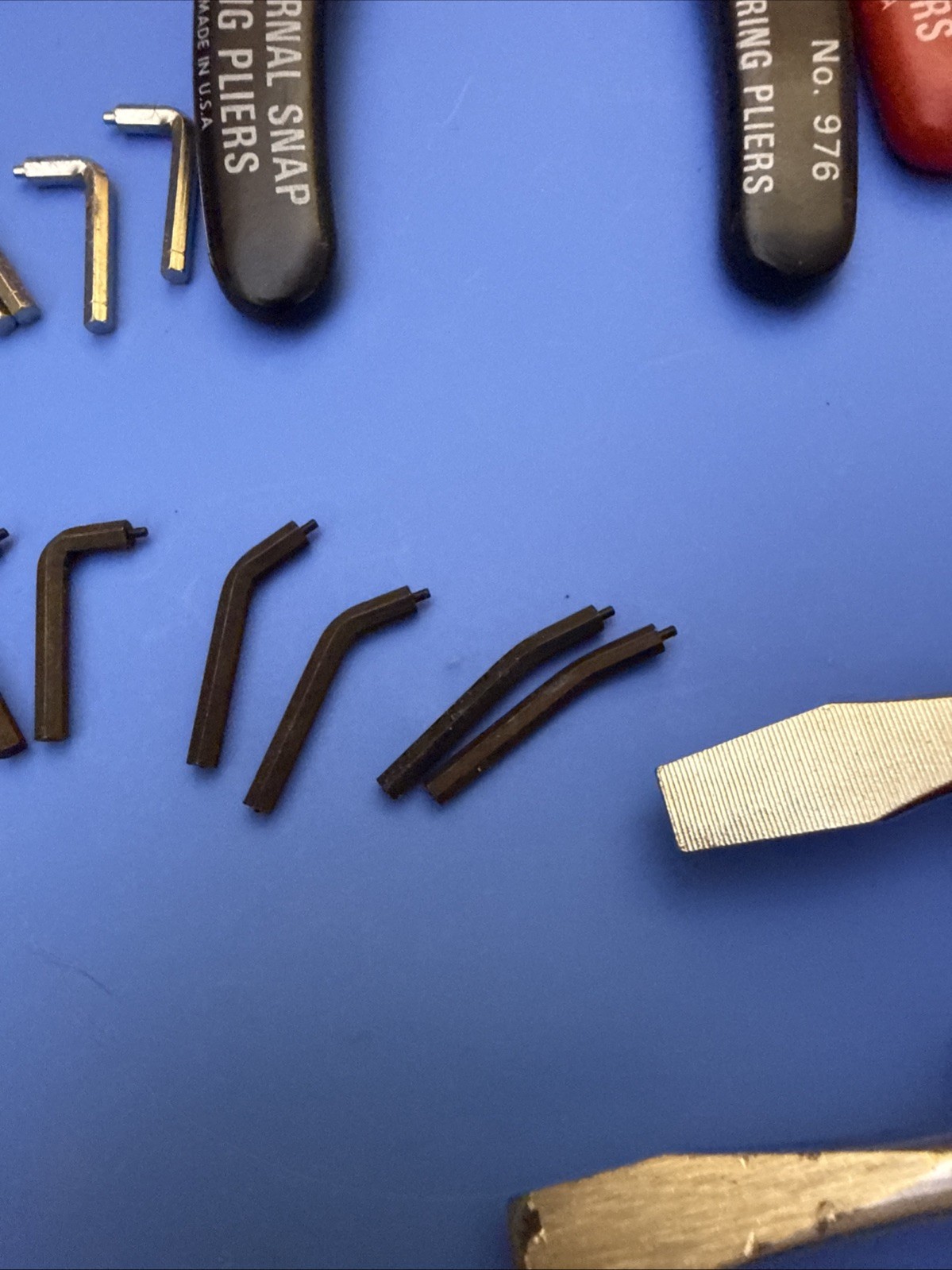 ZIM No 976 AND 977 Combination Snap Ring Plier Set – Internal External Tips USED