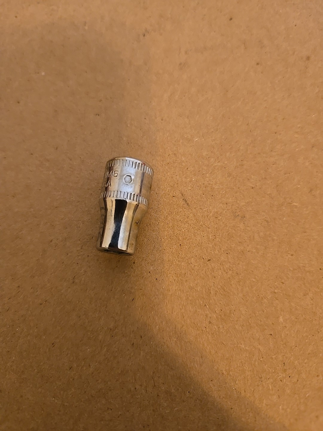 Snap On 1/4″ Drive 6MM 6PT Metric Shallow Chrome Socket TMM6