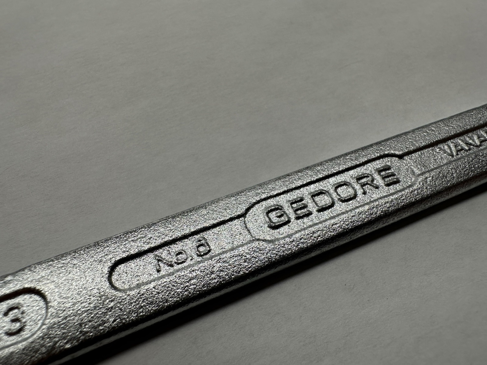 Gedore No. 6 Metric 12mm – 13mm open end wrench Made in Germany