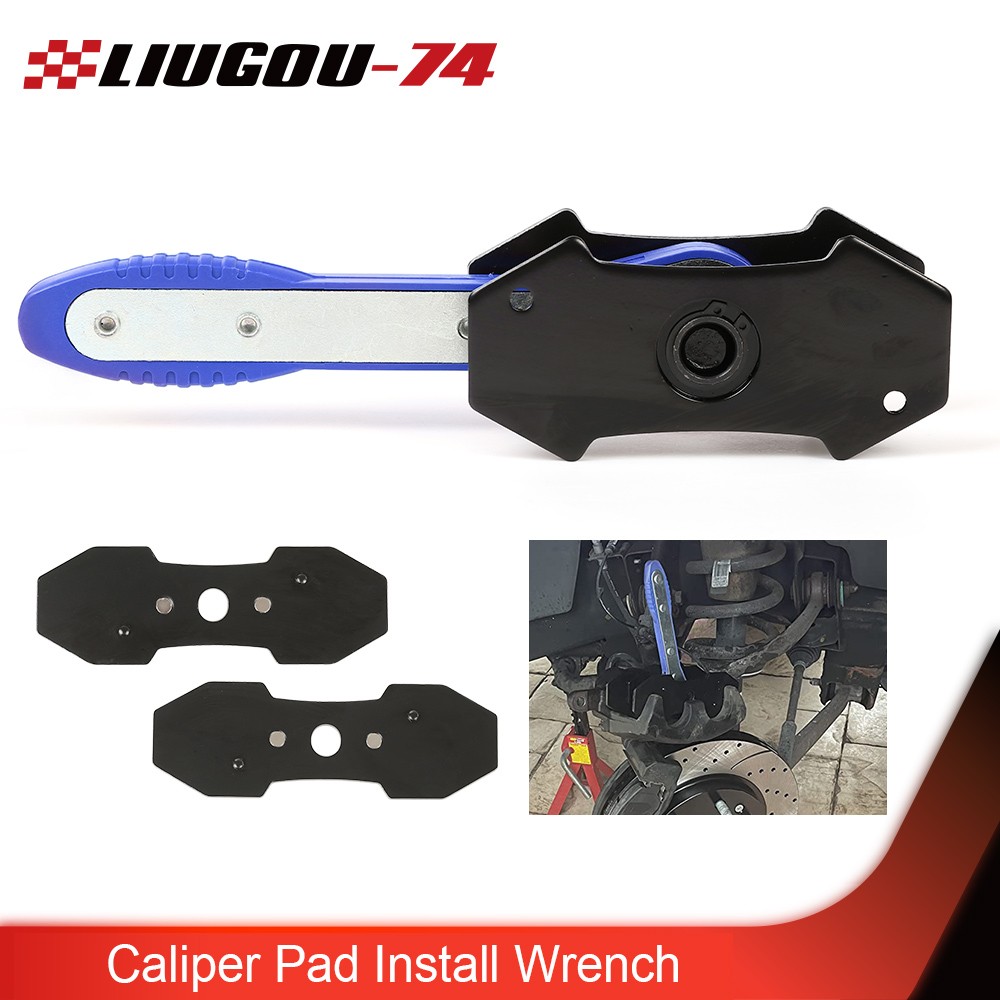 Ratcheting Brake Piston Spreader Wrench Caliper Pad Install Tool Press Ratchet
