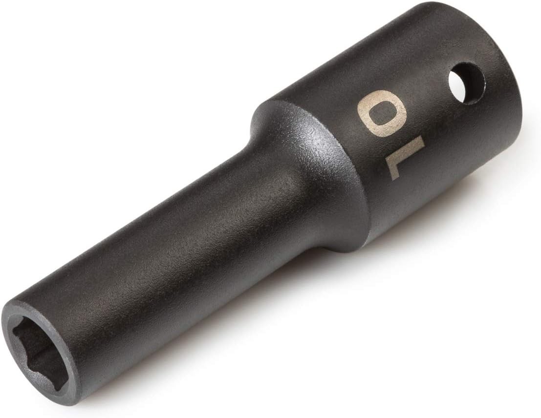1/2 Inch Drive x 10 mm Deep Impact Socket – Alloy Steel & Corrosion Resistant