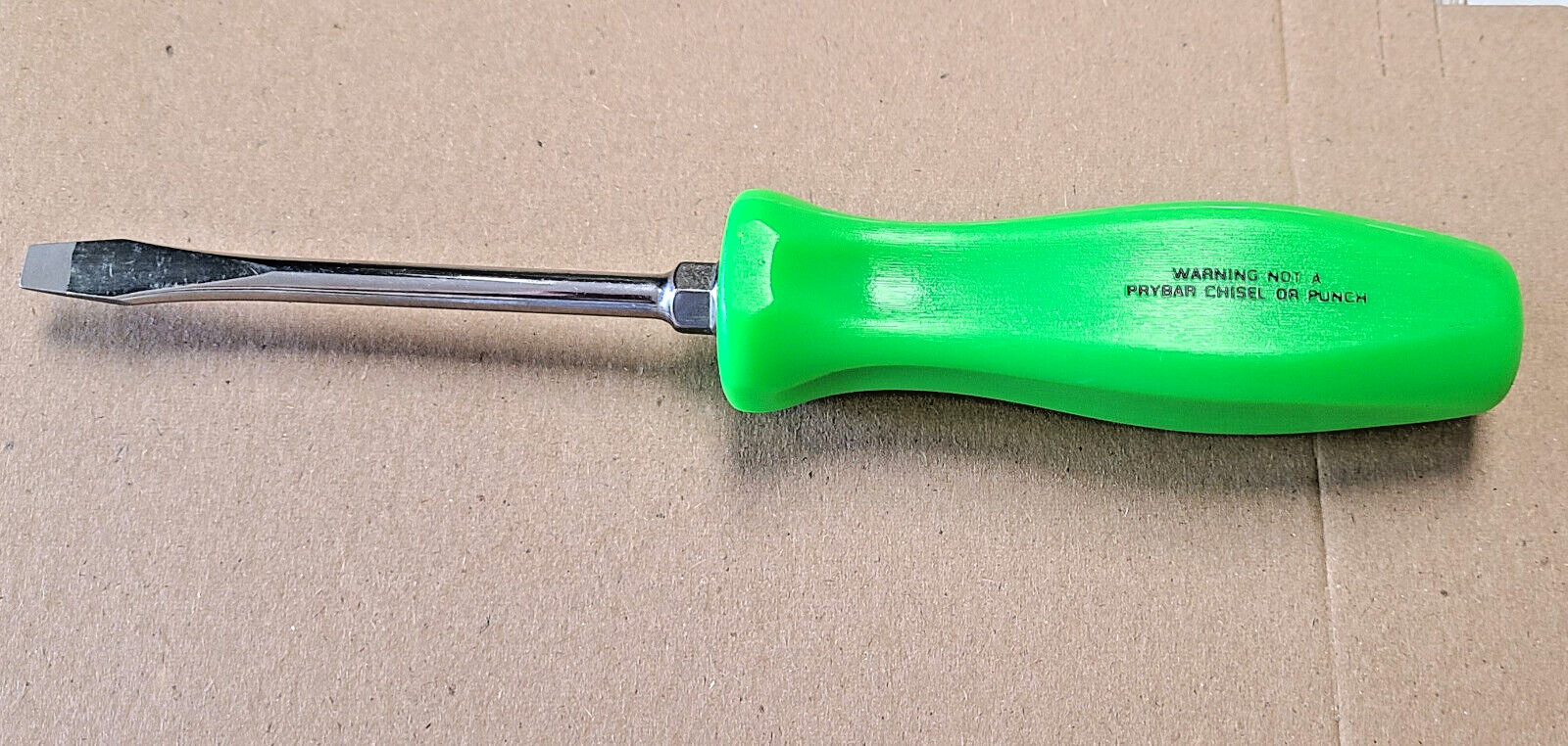 Snap-on ™ NEW GREEN CLASSIC Hard Handle 1/4 Flat Head Screwdriver SDD4A SDD4AG