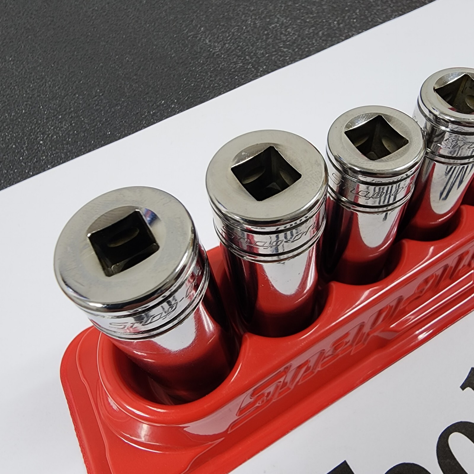 Snap-on Tools USA NEW 7pc 3/8″ Drive SAE 6-Point Deep Chrome Socket Set 207SFSY