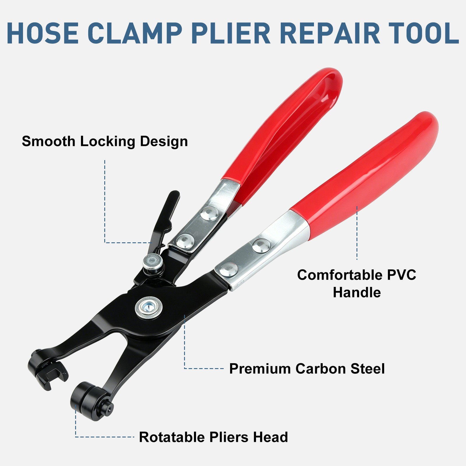 2 PCS Hose Clamp Pliers Removal Tool Car Fuel Coolant Oil Water Pipe Repair Set