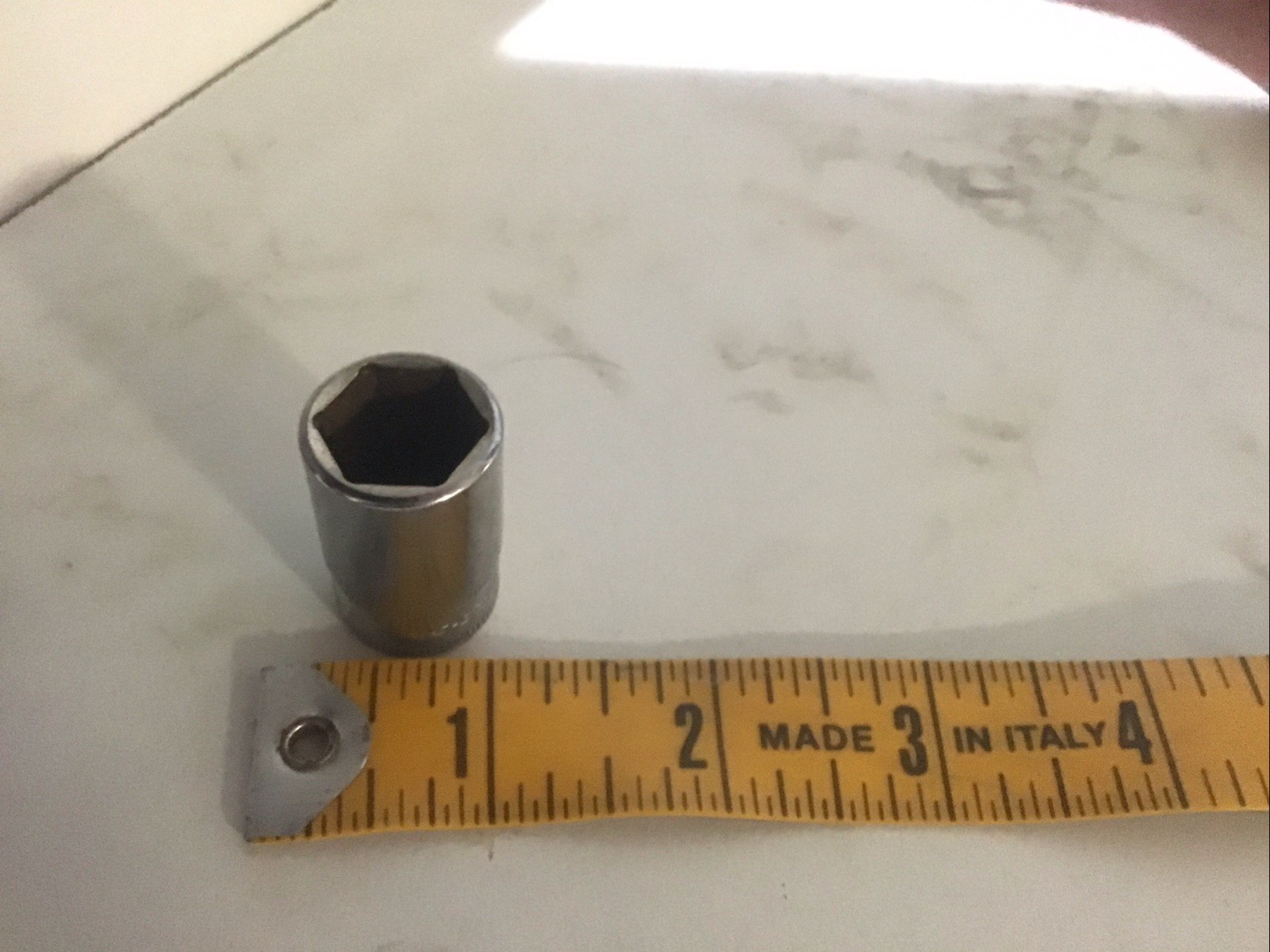 Snap-on tmms15 15mm 1/4″ drive metric semi deep 6 point socket