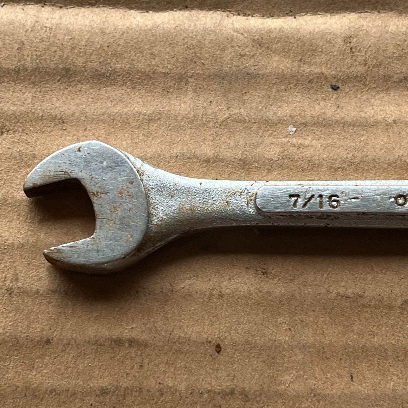 Oxwall 7/16″ in. SAE Combination Wrench Vintage Chrome
