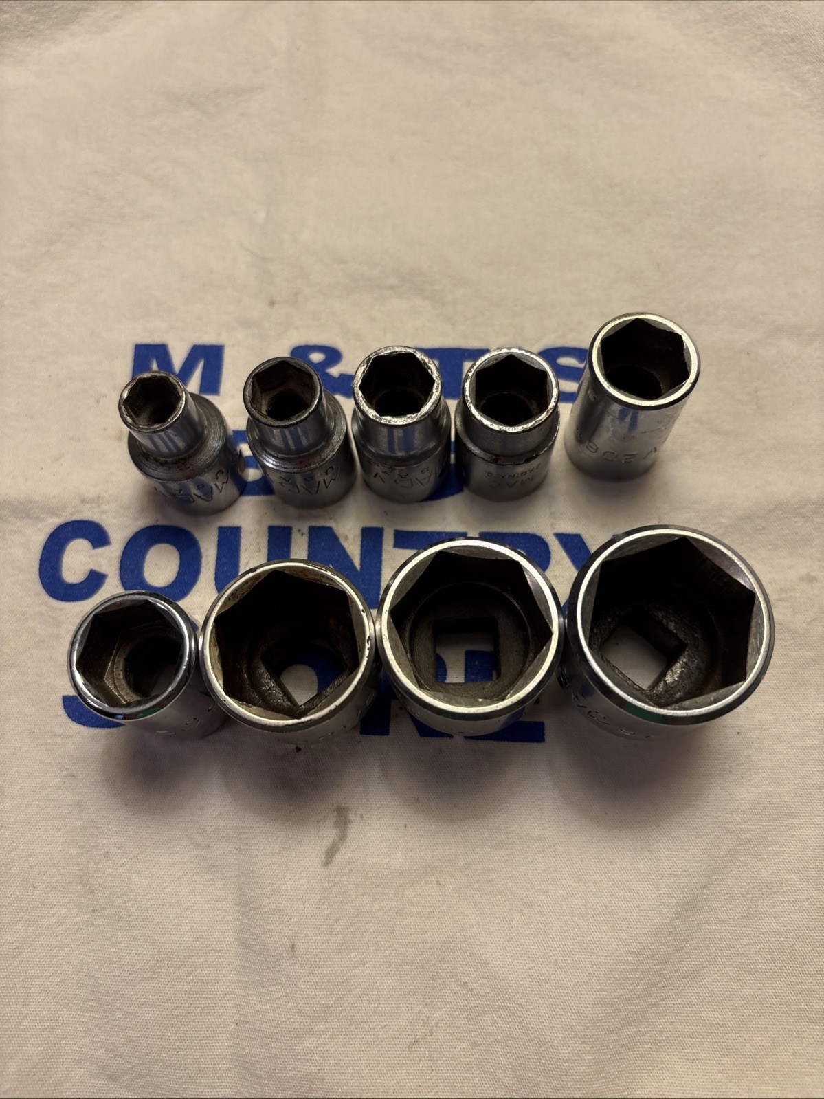 Mac Tools 1/2″ Drive 6pt 9pc Chrome SAE Socket Set 3/8″ to 1-1/16″ V126-V346