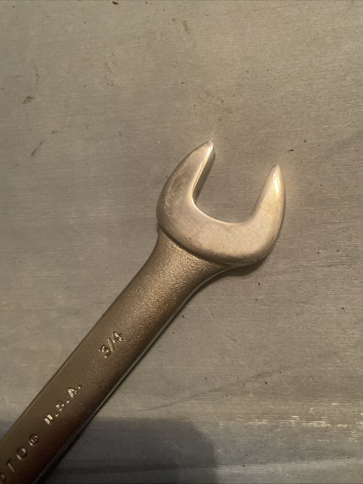 Proto Professional 3039 Double Open End Wrench. 3/4 and 7/8. Made In USA