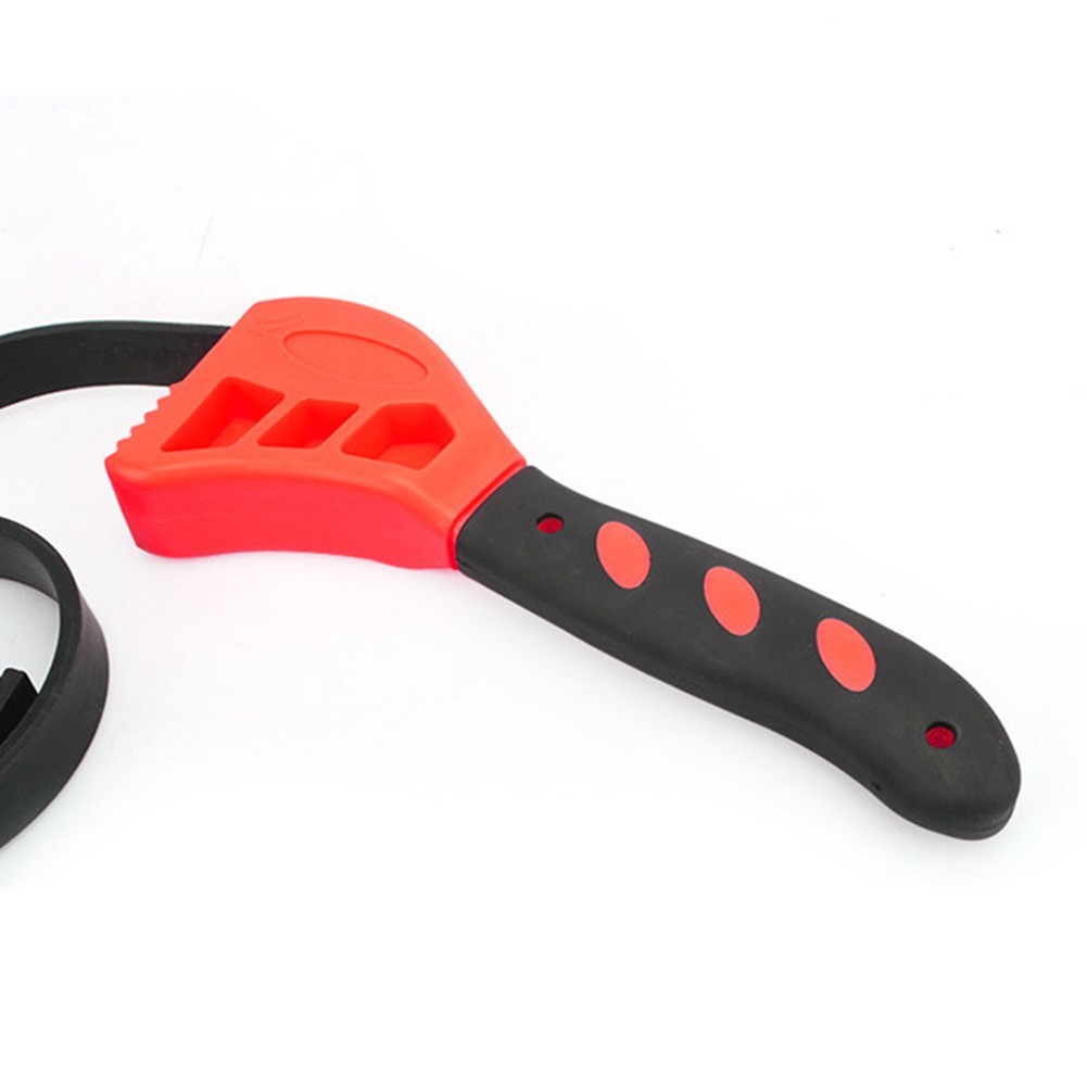 Bottle Opener Repair Tool Wrench Tool Adjustable Rubber Strap Hand Tools