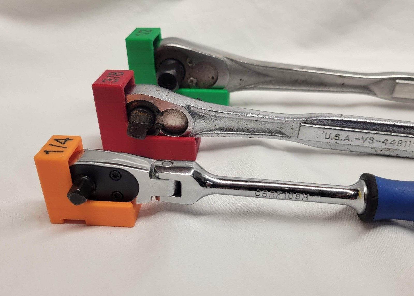 Ratchet Organizers For Toolboxes