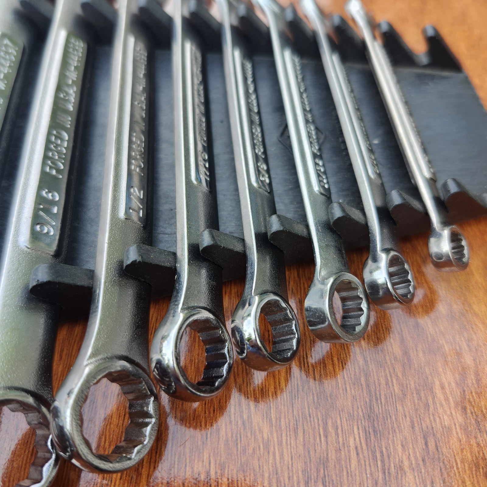 Craftsman SAE Combination Wrench Set USA 12 Point 1/4″ – 1-5/16″ 18 Tools Used